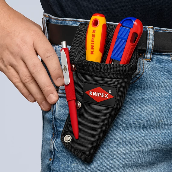 KNIPEX Multifunkciós övtáska (Fekete/Piros) (00 19 75 LE)