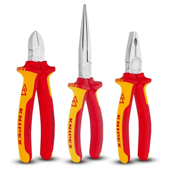 KNIPEX SZIGETELT Fogó készlet 3db-os (00 20 12)