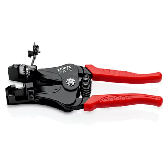 KNIPEX Huzalcsupaszító (blankoló) fogó alakkésekkel 180mm (12 11 180)