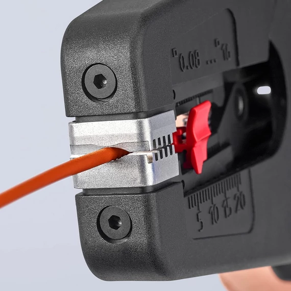 KNIPEX PreciStrip16 Automatikus huzalcsupaszító (blankoló) fogó 195mm (12 52 195 SB)