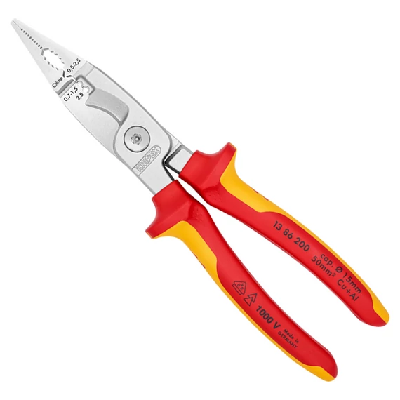 KNIPEX Blankoló, saruzó fogó 200mm (13 86 200)