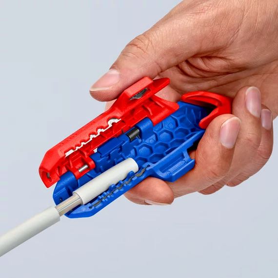KNIPEX ErgoStrip Kábelcsupaszító, 0,2-6mm2, 135mm (16 95 03 SB)
