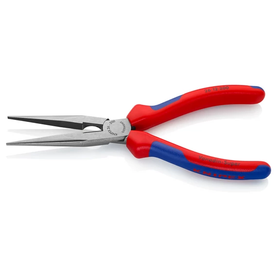 KNIPEX Fél-kerek csőrű fogó vágóéllel 200mm (26 12 200)