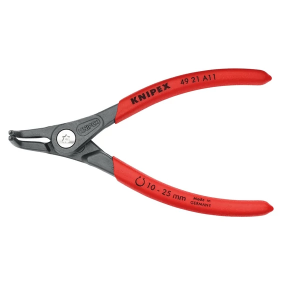 KNIPEX Seeger (zéger) fogó hajlított külső 130mm (49 21 A11)