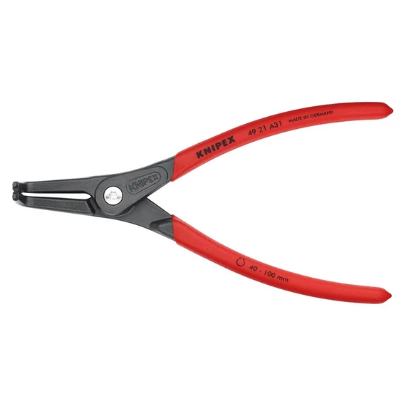 KNIPEX Seeger (zéger) fogó hajlított külső 210mm (49 21 A31)