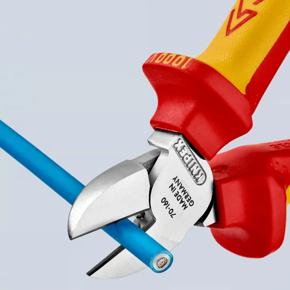 KNIPEX SZIGETELT Oldalcsípő fogó 160mm (70 06 160)