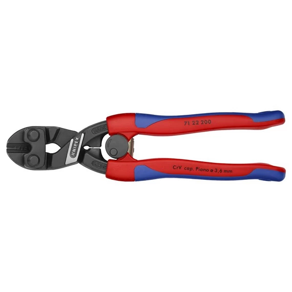 KNIPEX Kompakt-csapszegvágó CoBolt hajlított 200mm (71 22 200)