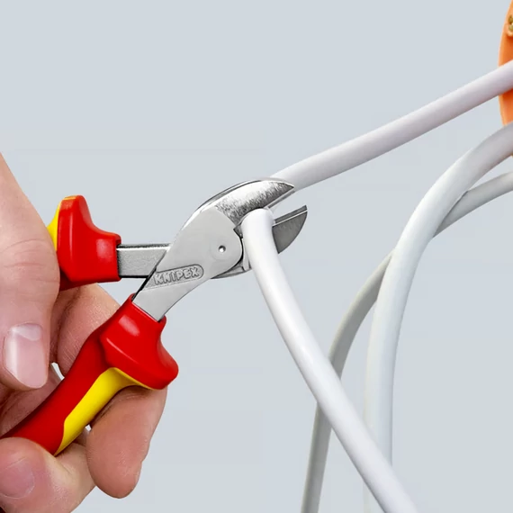 KNIPEX X-CUT SZIGETELT Erő és oldalcsípő fogó 160mm (73 06 160)