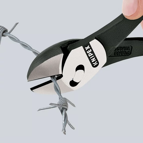 KNIPEX TwinForce Nagy teljesítményű oldalcsípőfogó 180mm (73 71 180)