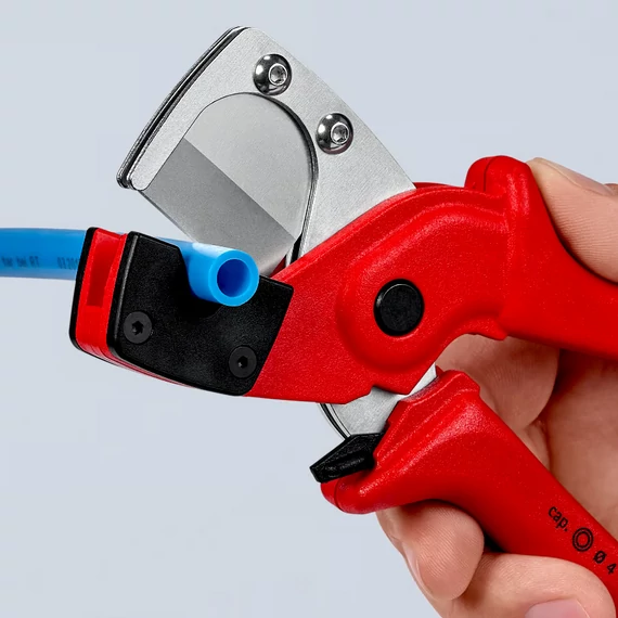 KNIPEX Csővágó többrétegű és pneumatikus tömlőkhöz 4-20mm (90 10 185)