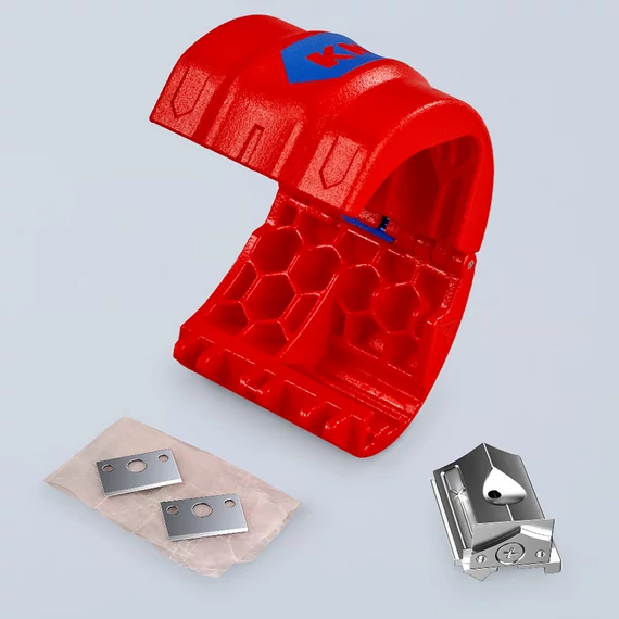KNIPEX BiX Vágó műanyag csövekhez és szigetelő hüvelyekhez 20-50mm (90 22 10 BK)