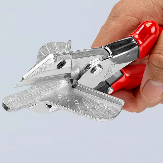KNIPEX Sarokvágó olló műanyag és gumi profilokhoz 215mm (94 35 215)