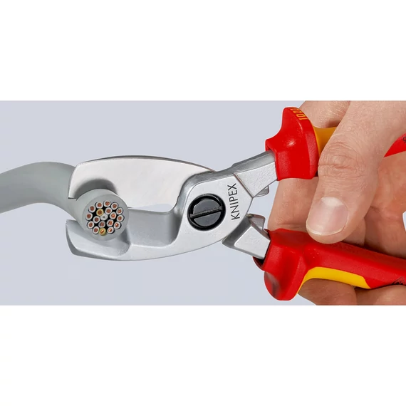 KNIPEX SZIGETELT Kábelvágó fogó 200mm (95 16 200)