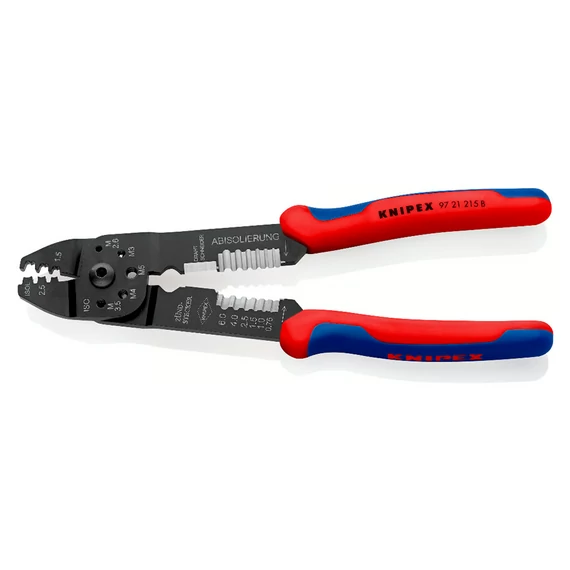 KNIPEX Krimpelő fogó (blankoló) barnított 230mm (97 21 215B)