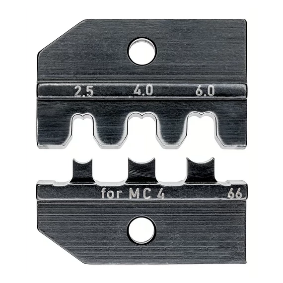 KNIPEX Krimpelő szerszám betét MC4 (Multi-Contact) szolárkábel csatlakozókhoz 2,5-6,0mm2 (97 49 66)
