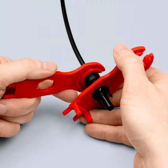 KNIPEX Szerelőszerszám készlet MC4 szolár dugós csatlakozókhoz 2db (Multi-contact) (97 49 66 2)