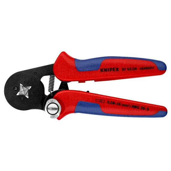 KNIPEX Érvéghüvelyfogó önbeállító barnított 180mm (97 53 04 SB)