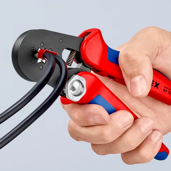 KNIPEX Érvéghüvelyfogó, önbeállító 180mm (97 53 14) (97 53 14 SB)