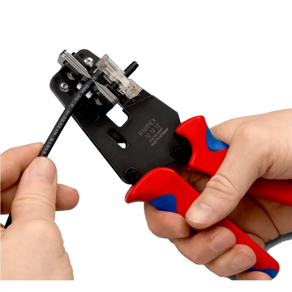 KNIPEX Szerszámbőrönd szerszámokkal napelemes berendezésekhez (krimpelő betét nélkül)(97 91 01)