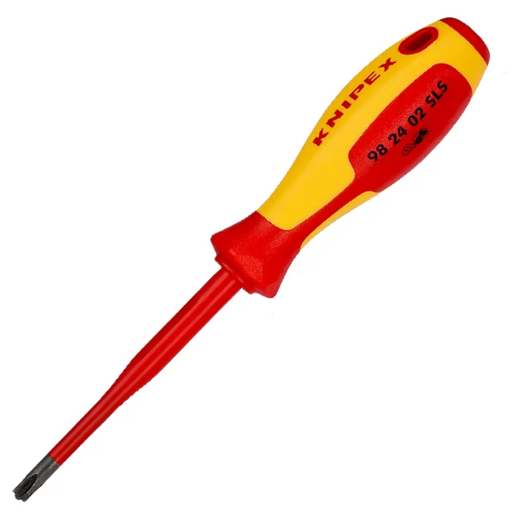 KNIPEX VDE Csavarhúzó kereszthornyos csavarokhoz, Phillips, 212mm (98 24 02 SLS)