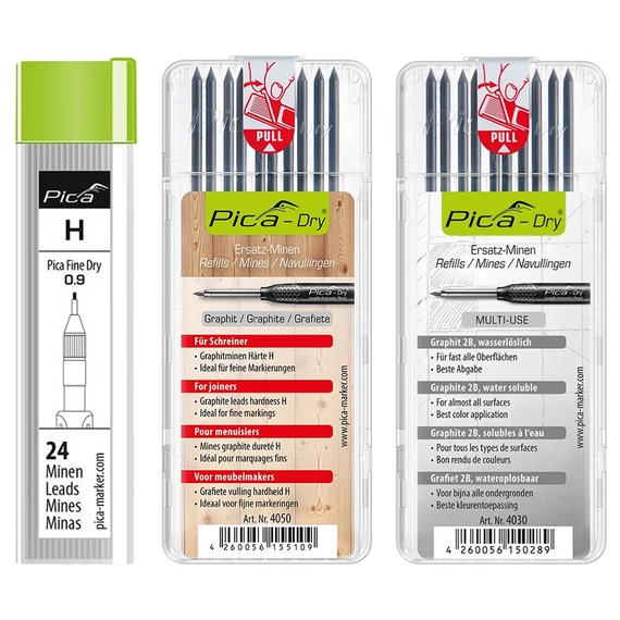 PICA MASTER-SET Ceruzakészlet asztalosoknak 8db-os