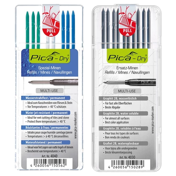 PICA MASTER-SET Ceruzakészlet szerelőknek 6db-os