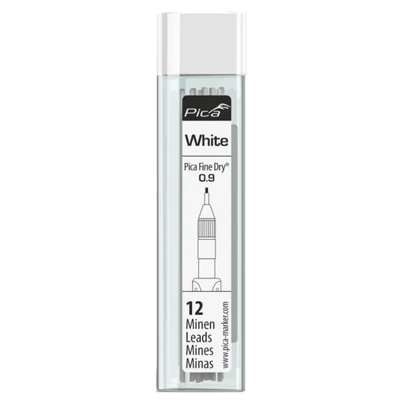 PICA FINE DRY Jelölőmarker betét 0,9x60mm 12db (Fehér) (7032)