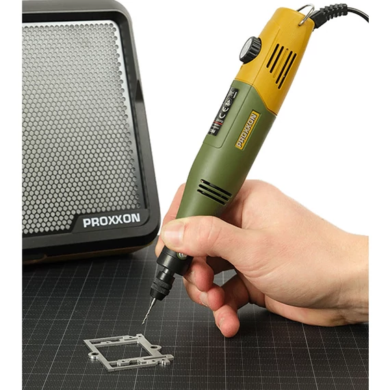 PROXXON MICROMOT 80/E Maró/fúrógép 230V + precíziós szett, 15db-os