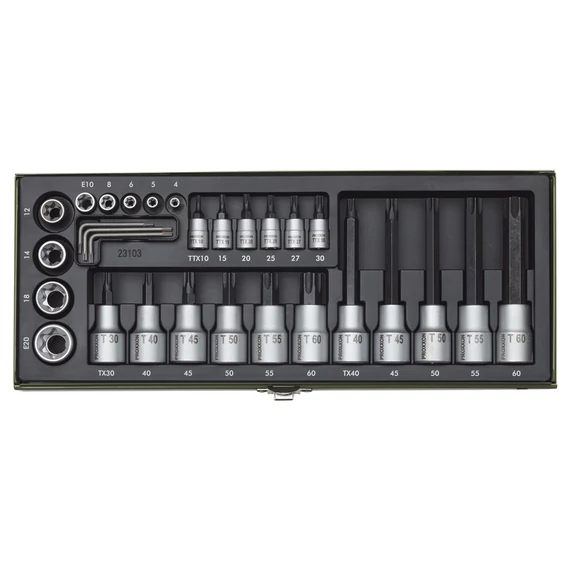 PROXXON Torx dugókulcs készlet 1/4