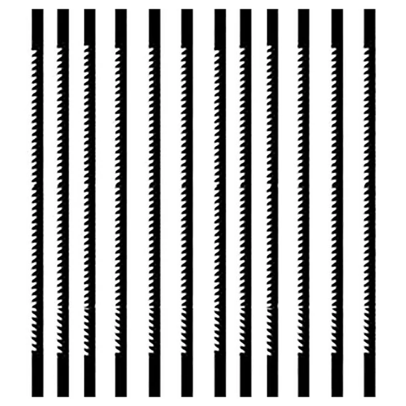 PROXXON Fűrészlap lágyacélhoz, extrán finom fogazat, T50, 130x0,6x0,3mm (12db/csomag)