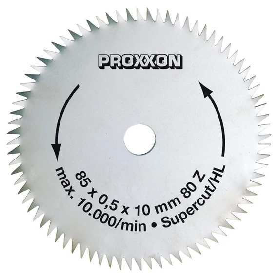 PROXXON Körfűrészlap, T80, 85x0,5x10mm
