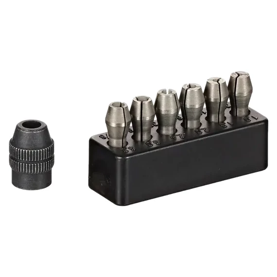 PROXXON MICROMOT Befogópatron készlet befogóanyával és tartóval, 1-3,2mm, 8db-os