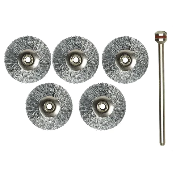 PROXXON Acél drótkefe, kerek, 22mm (5db/csomag)