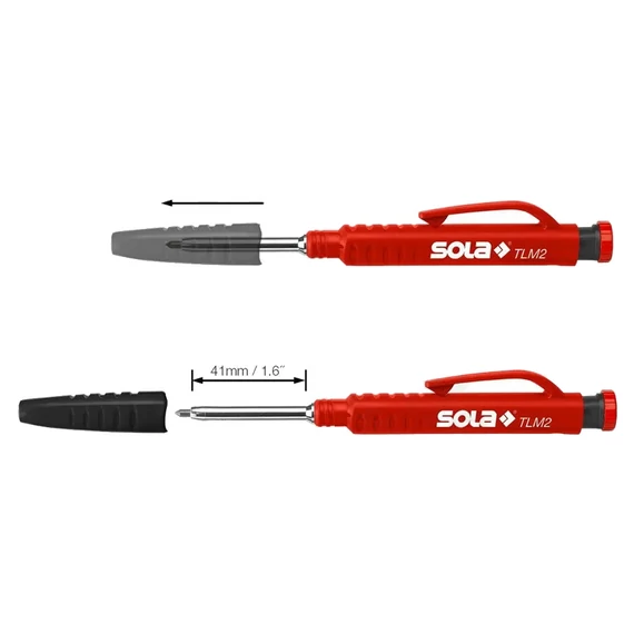 SOLA TLM2 Furatjelölő 15cm | Integrált hegyező a nyomófejben (66041120)
