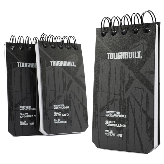TOUGHBUILT 56-XS-3 Jegyzetfüzet 3db 10x5cm (TB-56-XS-3)