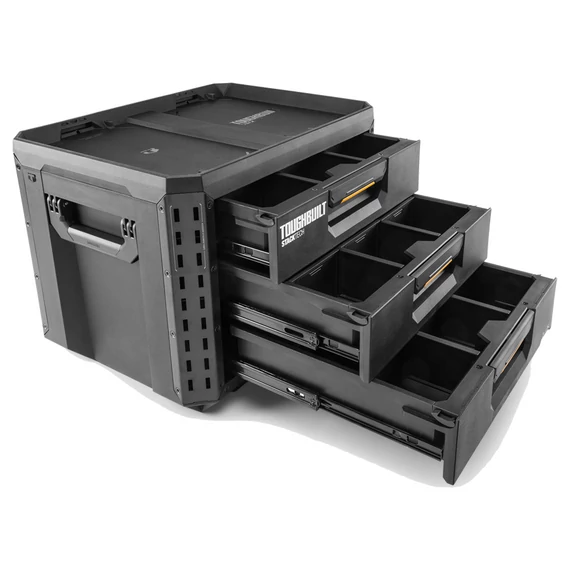 TOUGHBUILT B1-D-70-3 StackTech 3 fiókos szerszámosláda 53,3x40,6x39,6cm (TB-B1-D-70-3)