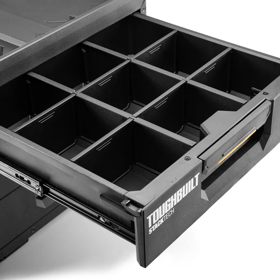 TOUGHBUILT B1-D-70-3 StackTech 3 fiókos szerszámosláda 53,3x40,6x39,6cm (TB-B1-D-70-3)