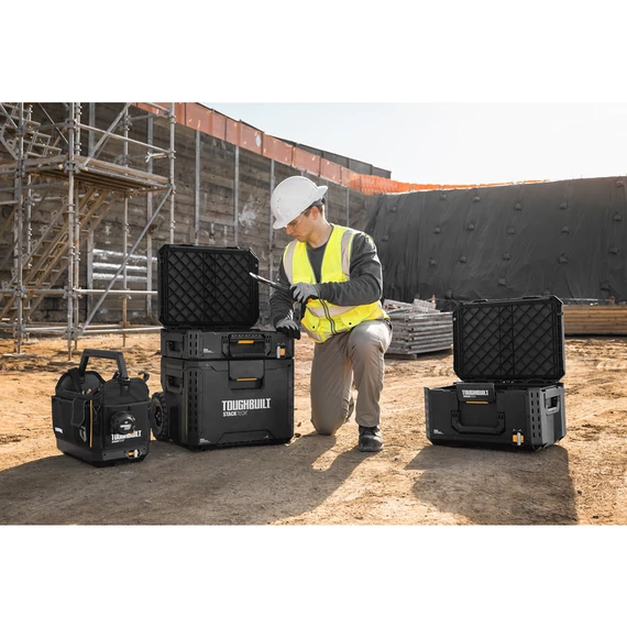 TOUGHBUILT B1S3-B-70R StackTech Szerszámosláda szett 3 részes (TB-B1S3-B-70R)