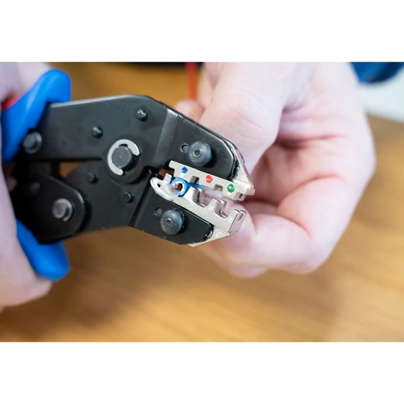 WEICON MULTI Krimpelő MC4 csatlakozók/szigetelt vezetékvégek/szigeteltkábelsaru krimpeléséhez, 208mm