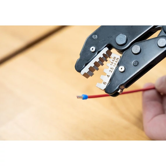 WEICON ERGO Krimpelő MC4 csatlakozók/szigetelt vezetékvégek/szigeteltkábelsaru krimpeléséhez, 239mm