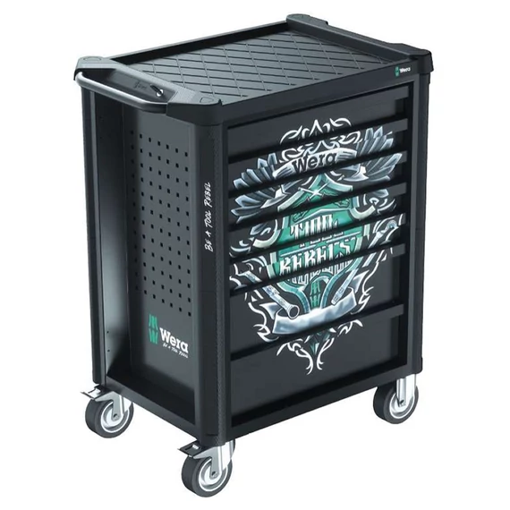 WERA 9700 Szerszámos kocsi szerszámmal, 94db-os