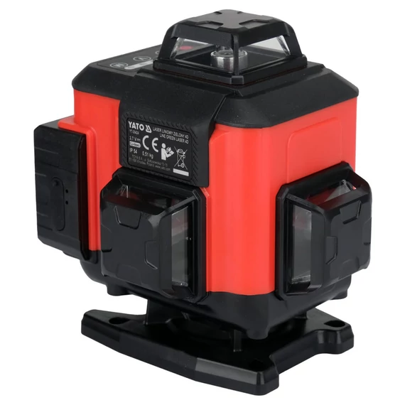 YATO Szintező lézer, zöld, IP54, 30m, 530nm (3,6Ah/3,7V)