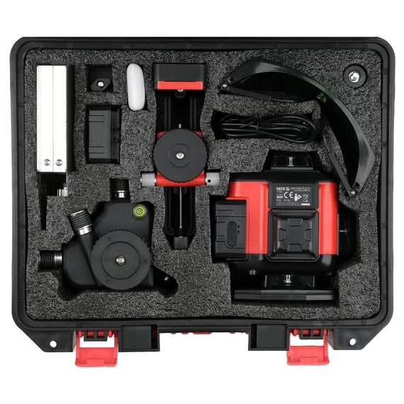 YATO Szintező lézer, zöld, IP54, 30m, 530nm (3,6Ah/3,7V)