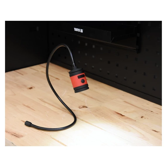 YATO Akkus multifunkciós LED lámpa 3W, 100lm, USB töltő (YT-08516)