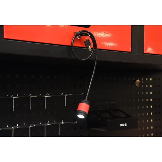 YATO Akkus multifunkciós LED lámpa 3W, 100lm, USB töltő (YT-08516)