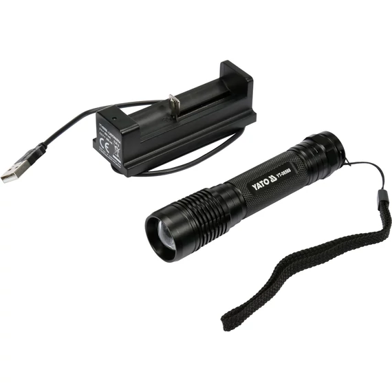 YATO Akkus Cree LED zseblámpa 6W (YT-08568)