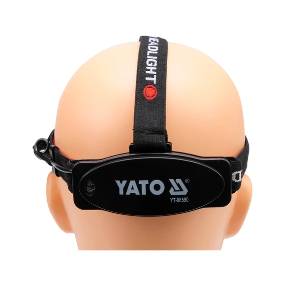 YATO Fejlámpa állítható fókusszal 100lm (YT-08590)