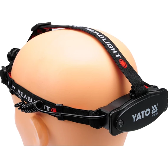 YATO Fejlámpa állítható fókusszal 100lm (YT-08590)
