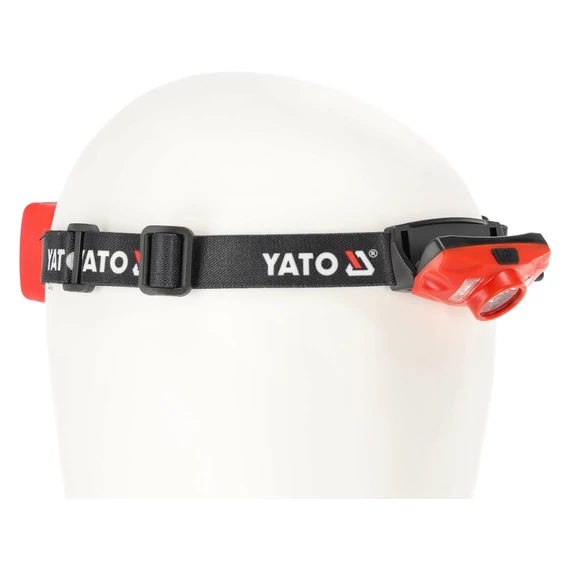 YATO CREE XTE Akkus fejlámpa IP44 500lm (Li-Ion 1000mAh 3,7V) (YT-08596)