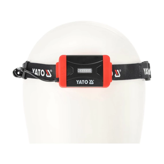 YATO CREE XTE Akkus fejlámpa IP44 500lm (Li-Ion 1000mAh 3,7V) (YT-08596)